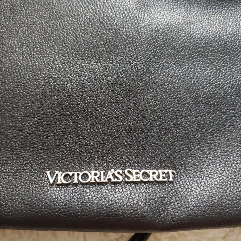 Victoria Secret black backpack purse with fringe - Picture 11 of 11